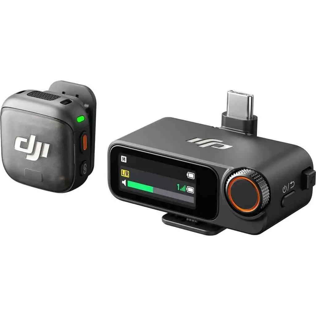 Microfon DJI Mic 3 (1 TX + 1 RX), negru