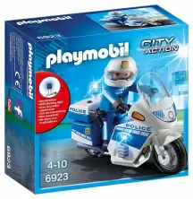 Игровой набор Playmobil Police Bike with LED Light