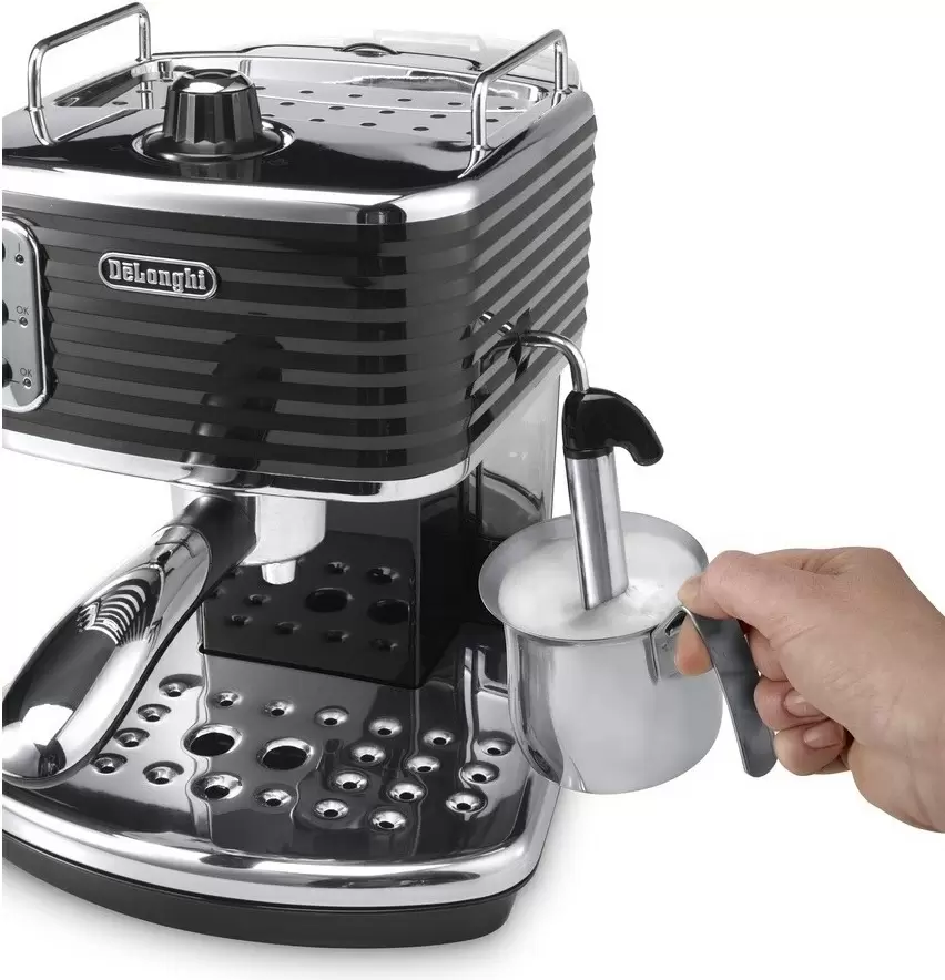 Cafetieră electrică Delonghi ECZ 351.BK, inox/negru