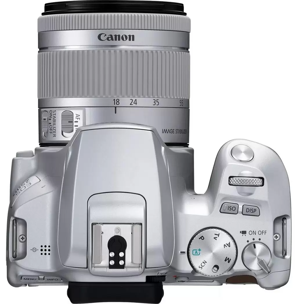 Aparat foto Canon EOS 250D + EF-S 18-55mm f/3.5-5.6 IS STM, argintiu
