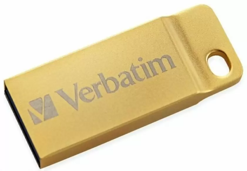 USB-флешка Verbatim Metal Executive 16ГБ, золотой