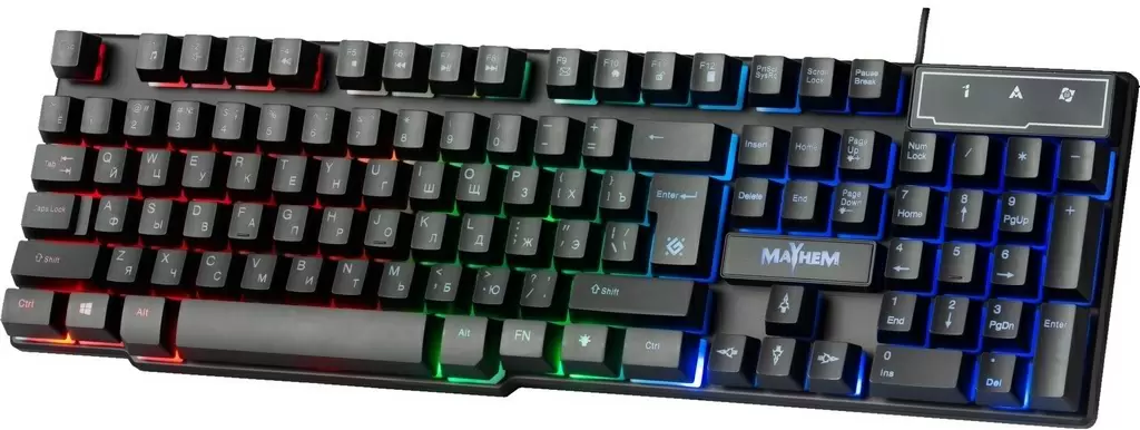 Tastatură Defender Mayhem GK-360DL, negru