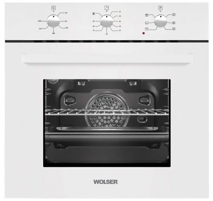 Электрический духовой шкаф Wolser WL-F 66 MW, белый на tehnoparc.md Электрический духовой шкаф Wolser WL-F 66 MW, белый