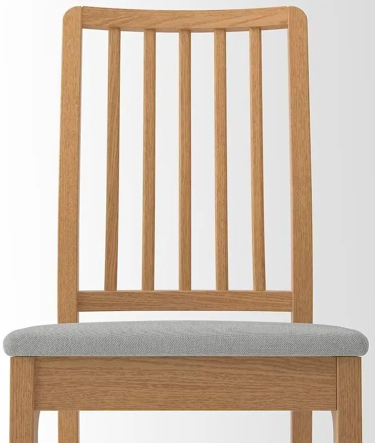 Scaun IKEA Ekedalen, stejar/ gri orrsta
