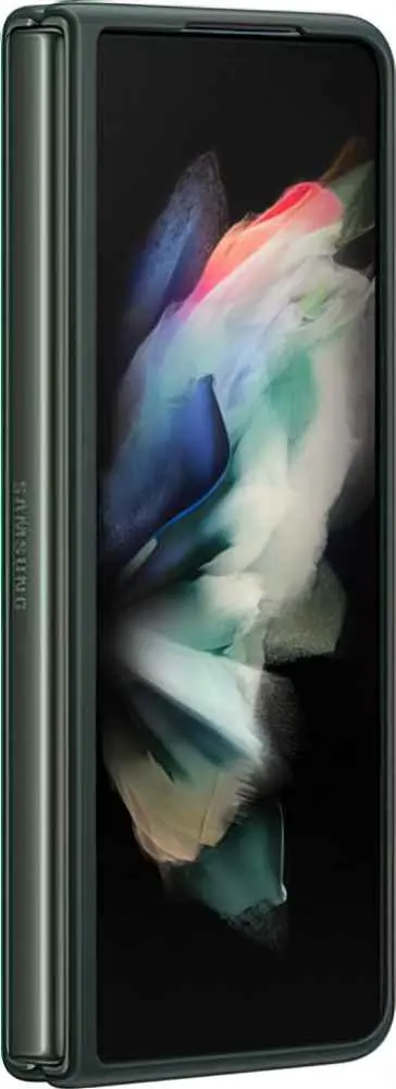 Husă de protecție Samsung Leather Cover Galaxy Z Fold 3, verde