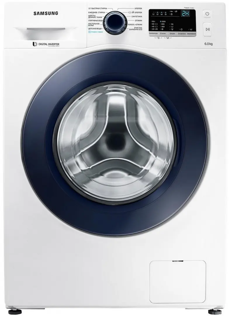 Maşină de spălat rufe Samsung WW60J30G03WDBY, alb pe tehnoparc.md Maşină de spălat rufe Samsung WW60J30G03WDBY, alb