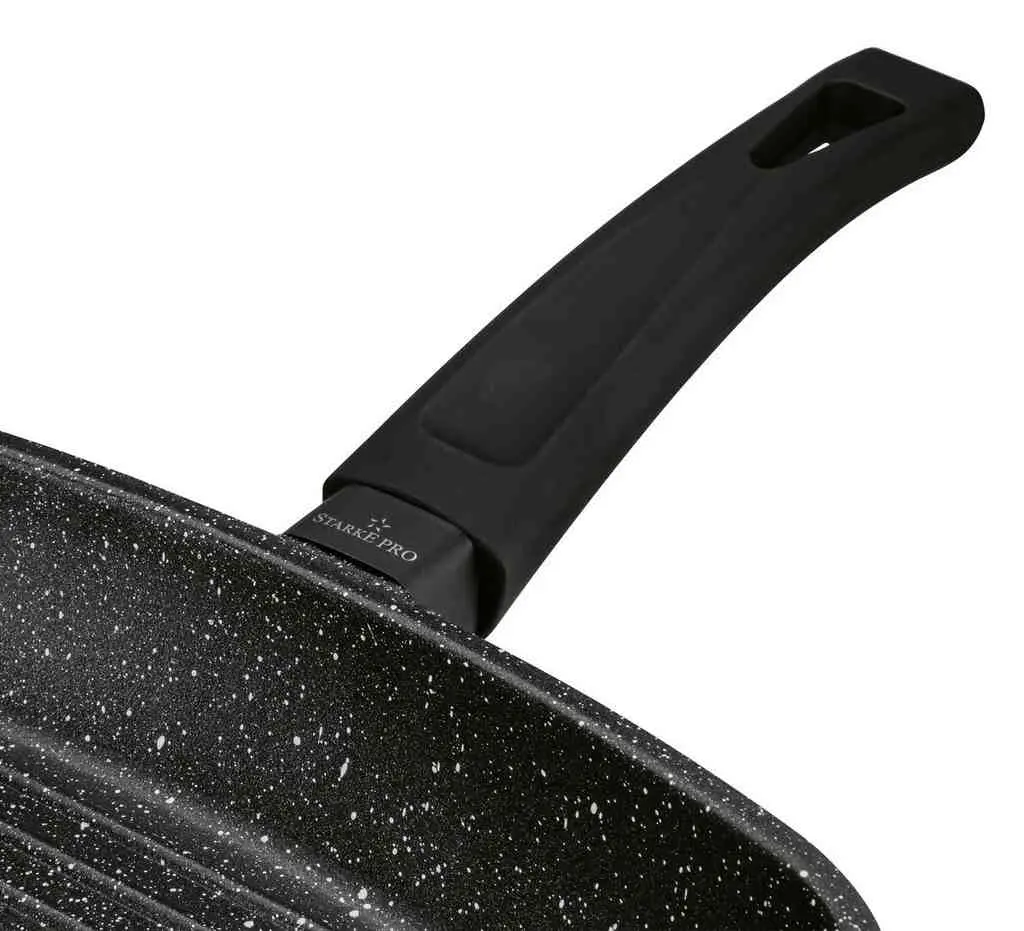 Сковорода гриль Starke Pro Chelsea 28cm, черный на tehnoparc.md Сковорода гриль Starke Pro Chelsea 28cm, черный