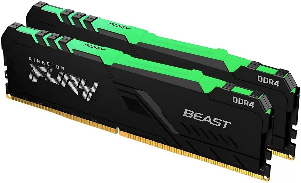 Memorie Kingston Fury Beast RGB 32GB (2x16GB) DDR4-3200MHz, CL16, 1.35V