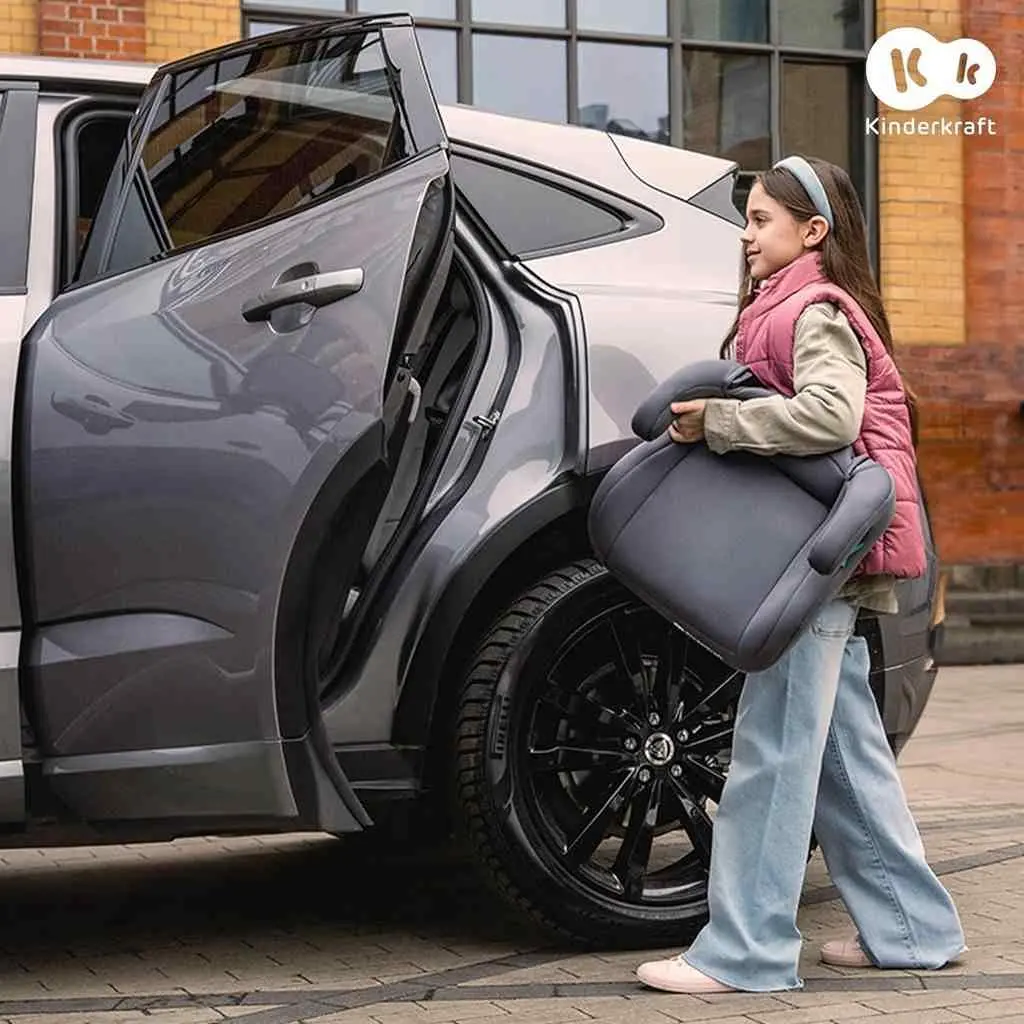 Детское автокресло KinderKraft I-Spark i-Size, серый