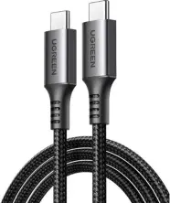 Cablu USB Ugreen Type-C to Type-C 60W 2m, negru
