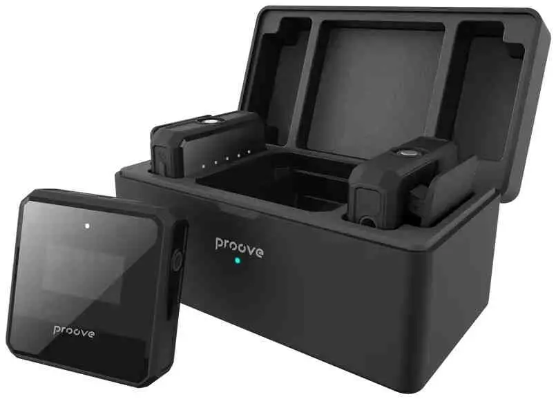 Microfon Proove Forum Type-C/Lighting/Aux (2 mic), negru