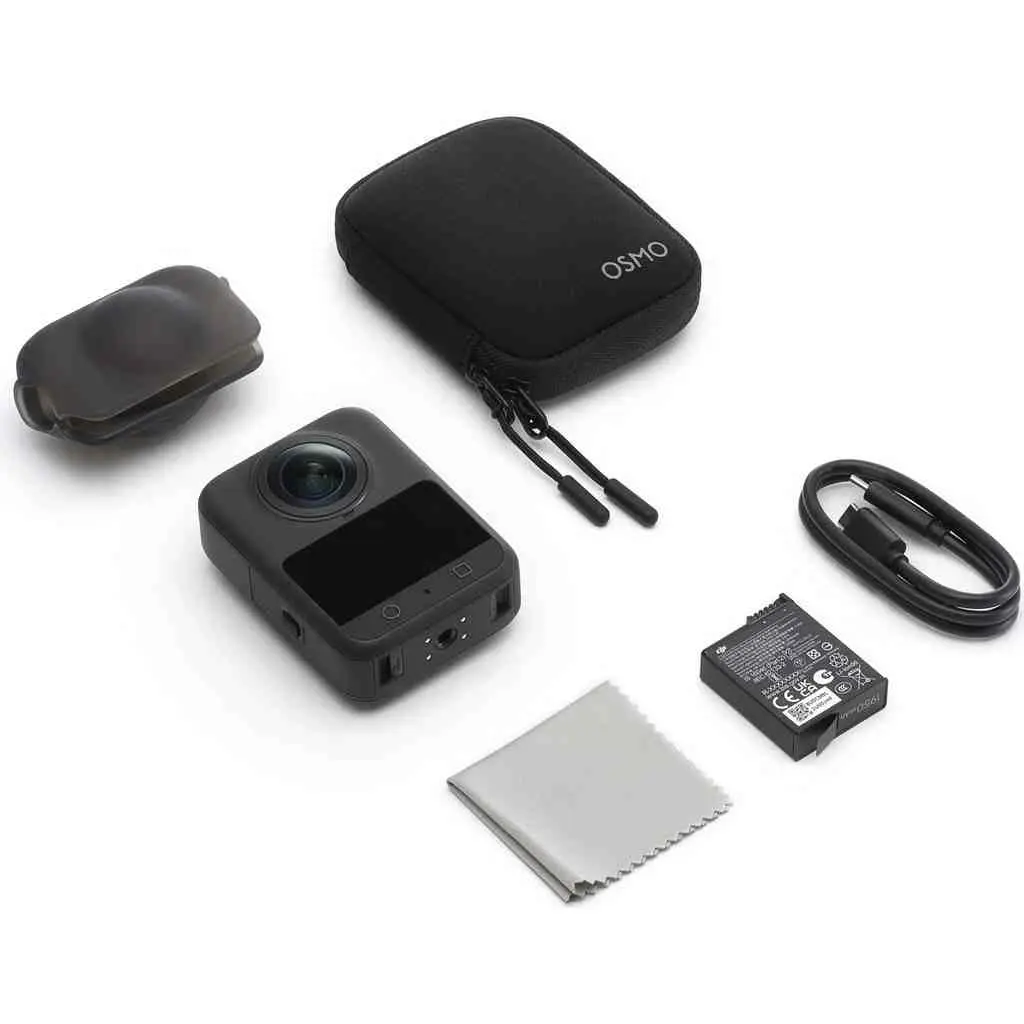 Cameră video sport DJI Osmo 360 Standard Combo, negru