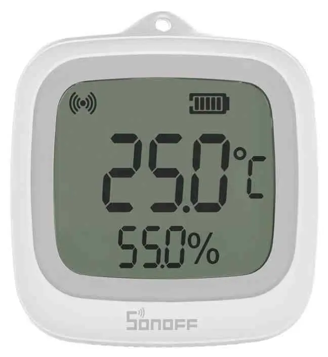 Stație meteo Sonoff SNZB-02WD, alb