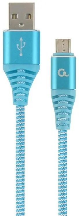 USB Кабель Gembird CC-USB2B-AMmBM-2M-VW, голубой