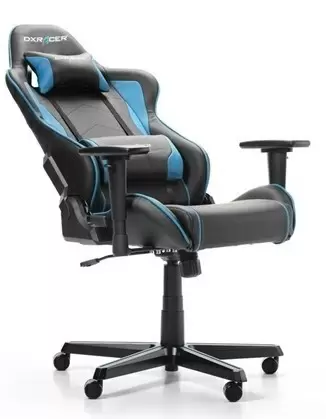 Компьютерное кресло DXRacer GC-F08-NB, черный/синий