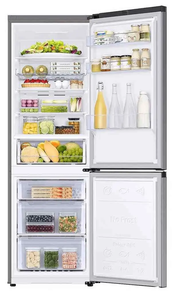 Холодильник Samsung RB34C602DSA/EF, нержавеющая сталь