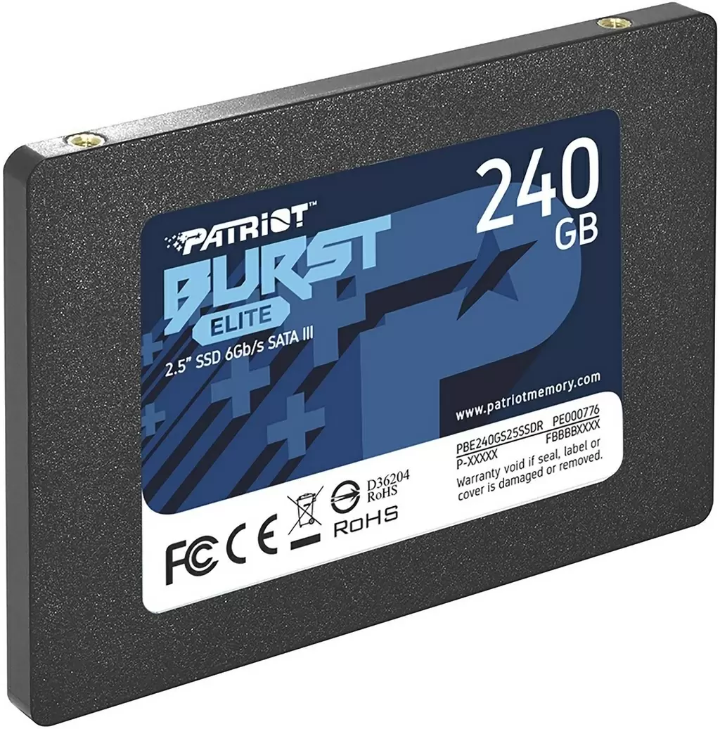 SSD накопитель Patriot Burst Elite 2.5" SATA, 240GB