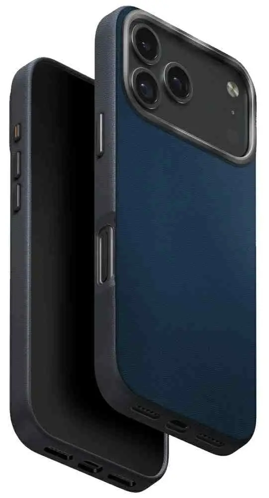 Чехол Uniq Case for iPhone 17 Pro Max Hybrid Magclick Lyden DS Steel, синий