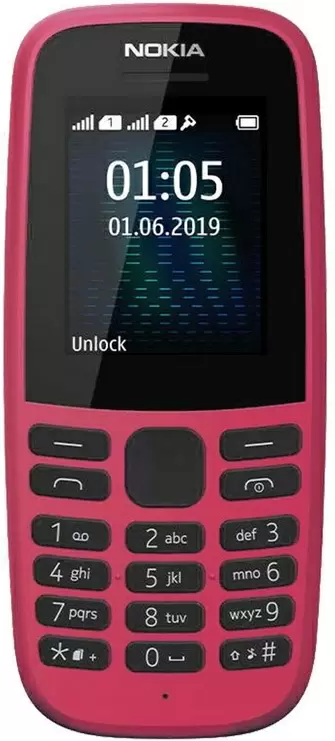 Telefon mobil Nokia 105 (2019) Duos, roz