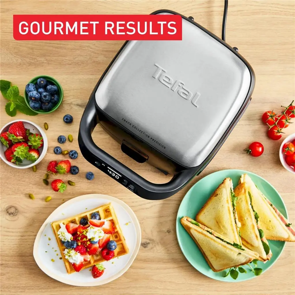 Бутербродница Tefal SW872BF0, серебристый на tehnoparc.md Бутербродница Tefal SW872BF0, серебристый