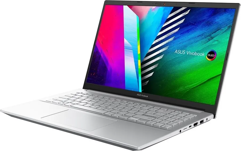 Laptop Asus Vivobook Pro 15 M3500QA (15.6"/FHD/Ryzen 7 5800H/16GB/512GB/AMD Radeon/Win10), argintiu