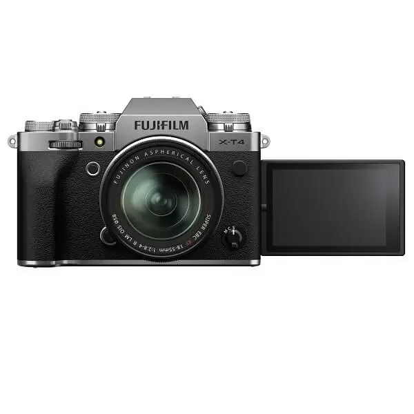 Aparat foto Fujifilm X-T4 + XF 18-55mm f/2.8-4 R LM OIS, negru/argintiu