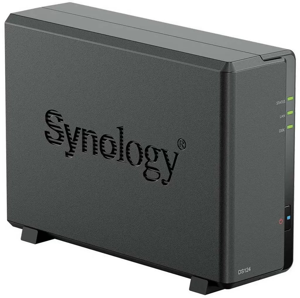 NAS Server Synology DS124, negru