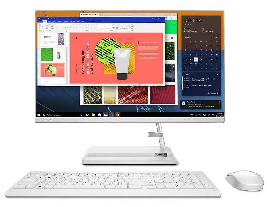 Sistem All-in-One Lenovo IdeaCentre 3 24ALC6 (23.8"/FHD/Ryzen 3 7330U/8GB/256GB), alb