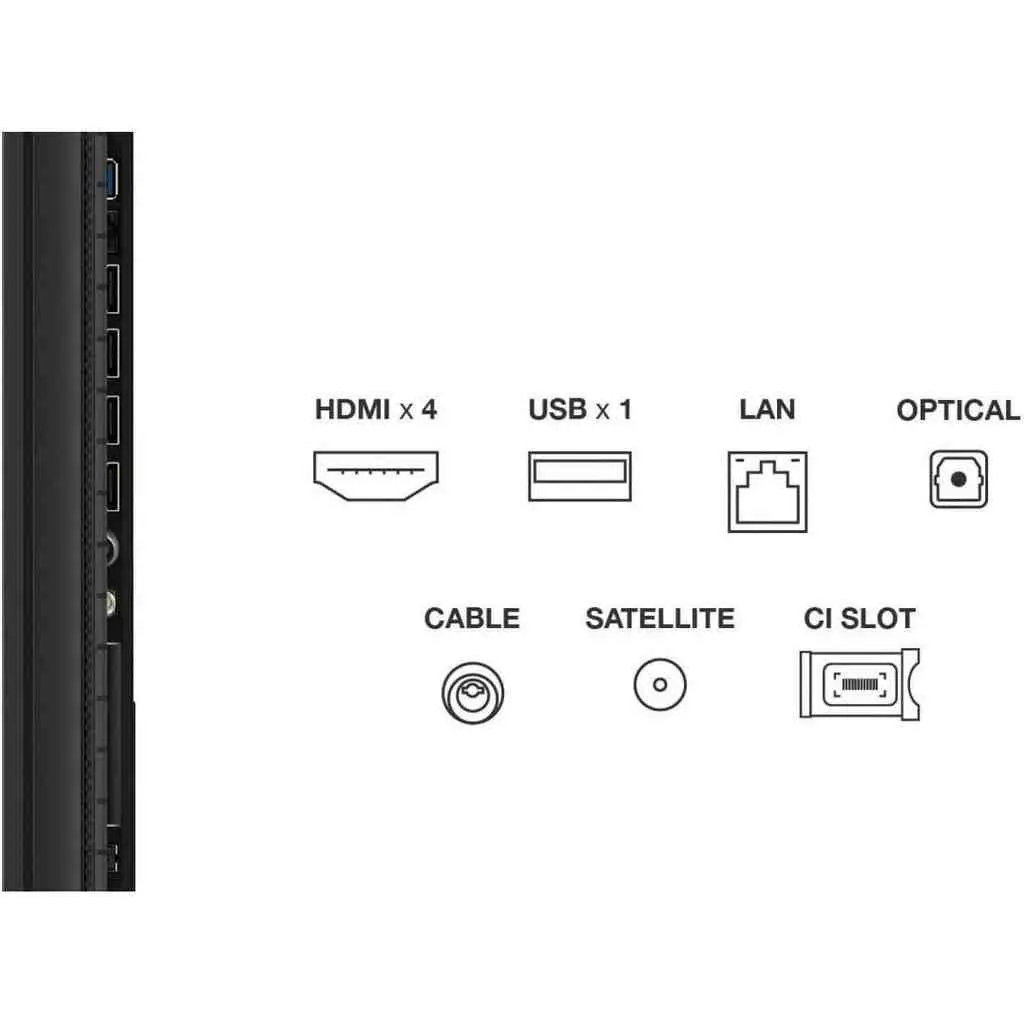 Televizor TCL 85T8C, negru