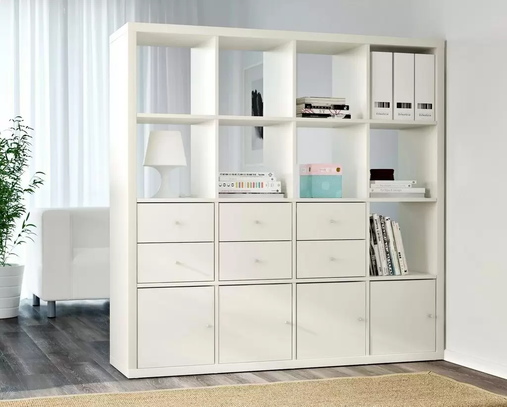 Стеллаж IKEA Kallax 147x147см, белый