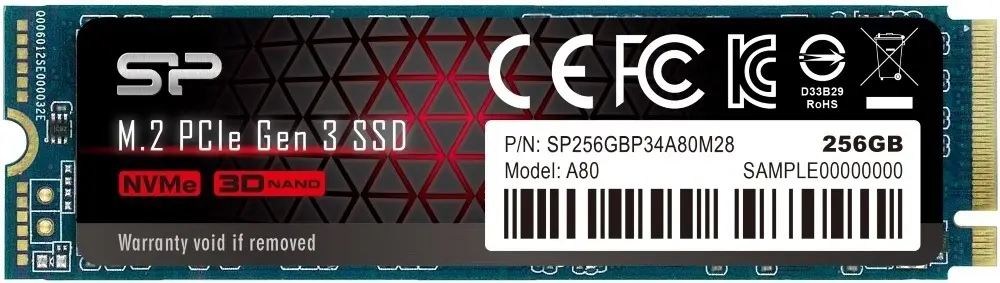 Disc rigid SSD Silicon Power A80 M.2 NVMe, 256GB