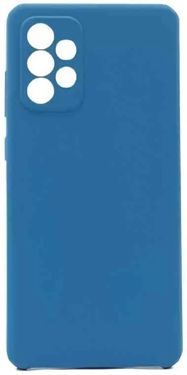 Husă de protecție Helmet Liquid Silicone Samsung A54 (HMTCLSSA54BL), albastru