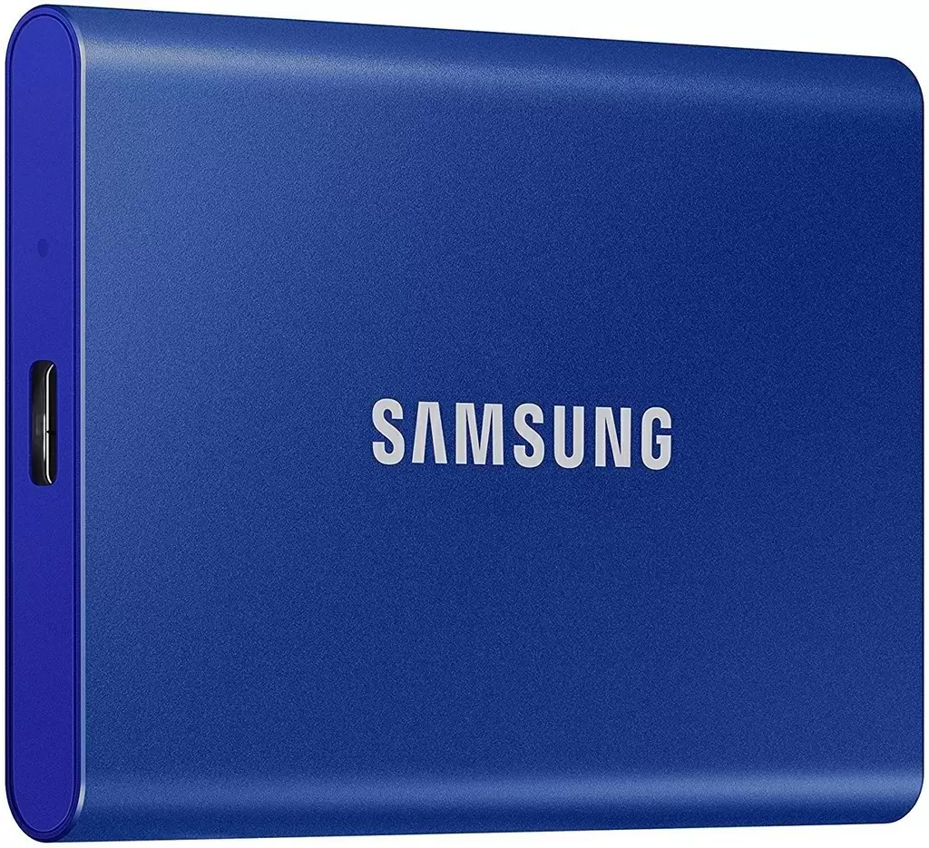 Disc rigid SSD extern Samsung Portable T7 2TB, albastru