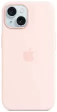 Husă de protecție Apple iPhone 15 Silicone Case with MagSafe, roz