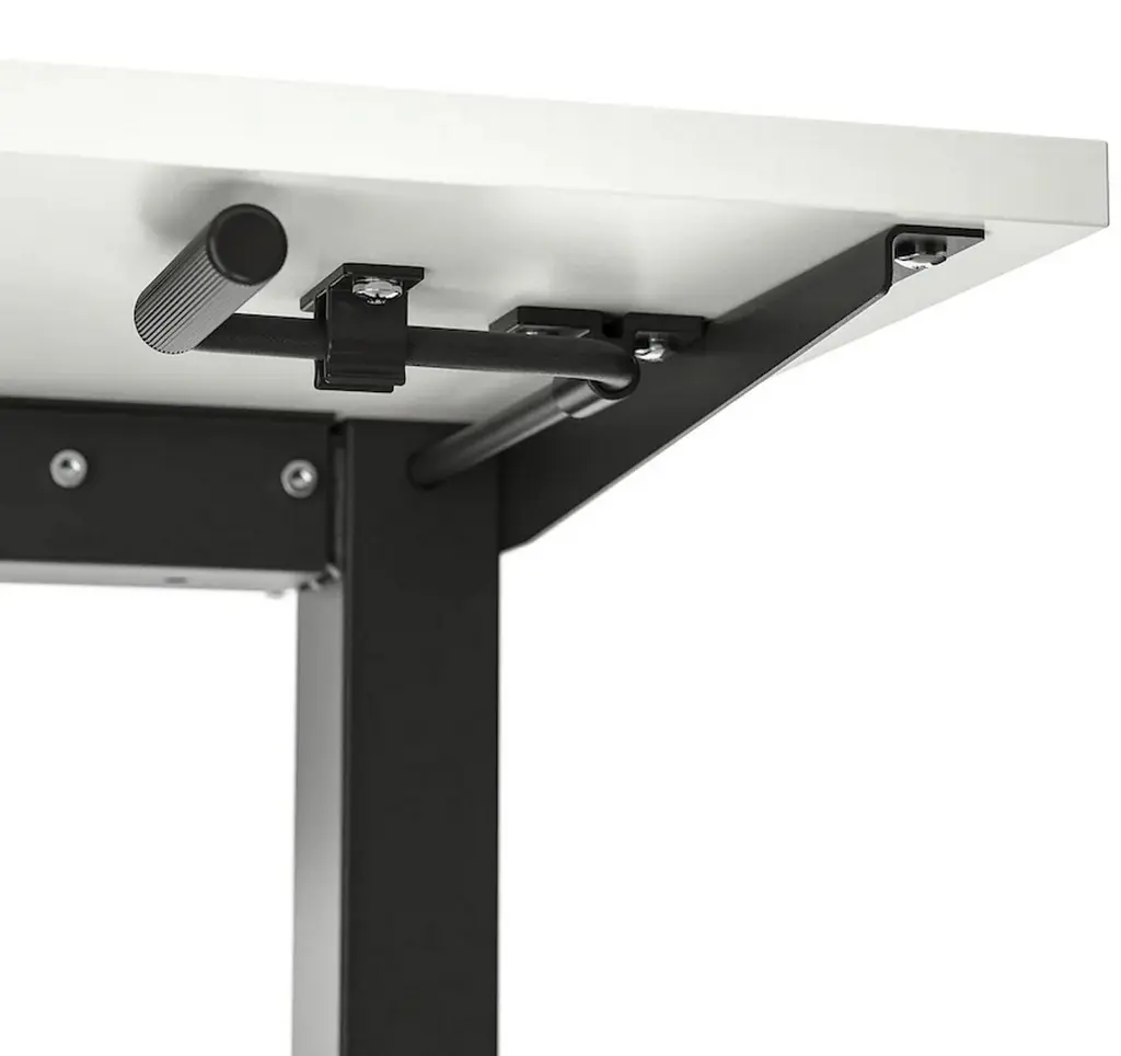 Masă de birou IKEA Trotten cu înălțime reglabilă 120x70cm, alb/antracit pe tehnoparc.md Masă de birou IKEA Trotten cu înălțime reglabilă 120x70cm, alb/antracit