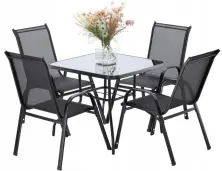 Set mobilă de grădină GardenLine TIH3521, negru