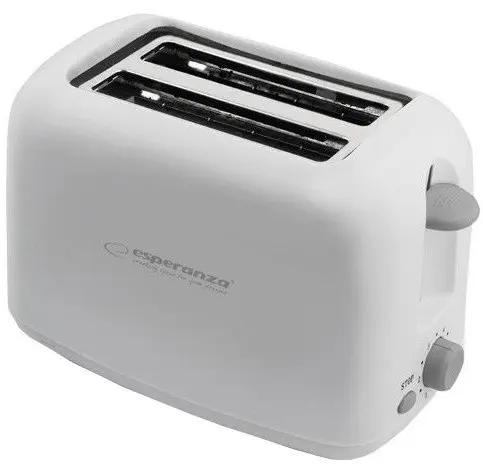 Prăjitor de pâine Esperanza Ciabatta EKT002, alb
