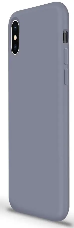 Husă de protecție Apple iPhone XS Silicone Case, gri