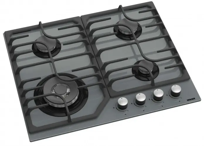 Газовая панель Wolser WL-F 6402 GT IC, нержавеющая сталь