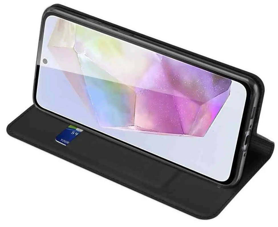 Husă de protecție Dux Ducis Flip SkinPro Samsung S25 Plus, negru