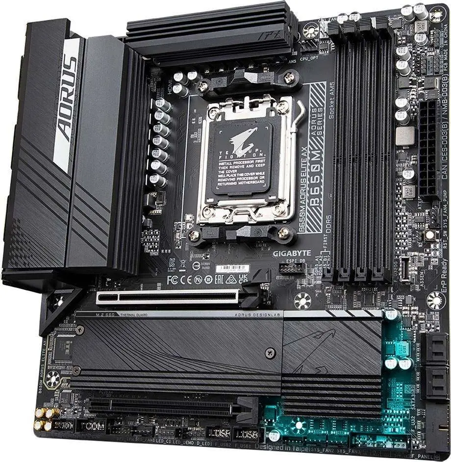 Placă de bază Gigabyte B650M Aorus Elite AX