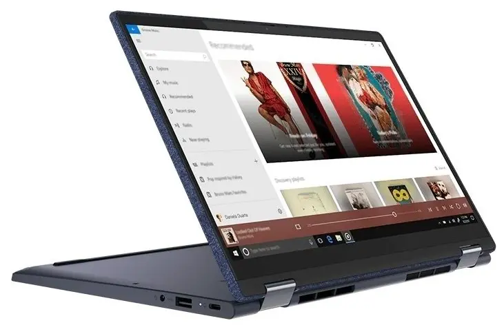 Ноутбук Lenovo Yoga C600 YG6 13ABR8 (13.3"/WUXGA/Ryzen 7 7730U/16GB/1TB/AMD Radeon/W11HE), синий