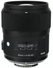 Obiectiv Sigma AF 35mm f/1.4 DG HSM Art pentru Sony-A, negru