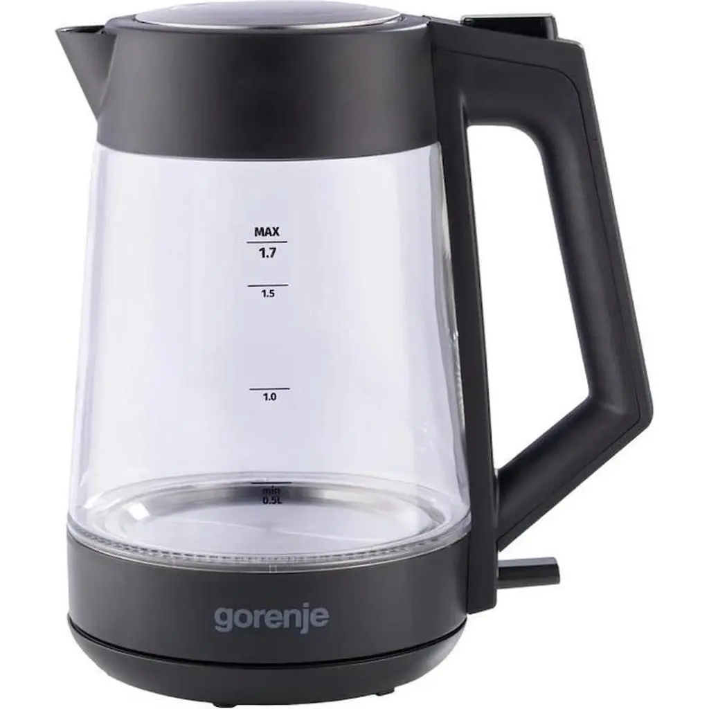 Fierbător de apă Gorenje K17OGP, negru pe tehnoparc.md Fierbător de apă Gorenje K17OGP, negru