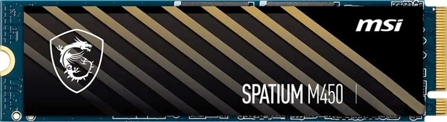 SSD накопитель MSI Spatium M450 M.2 NVMe, 500GB