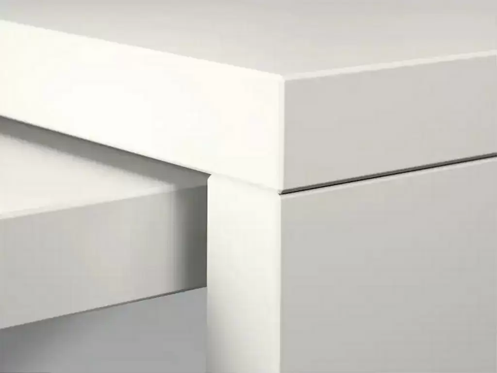 Письменный стол IKEA Malm с выдвижной панелью 151x65см, белый
