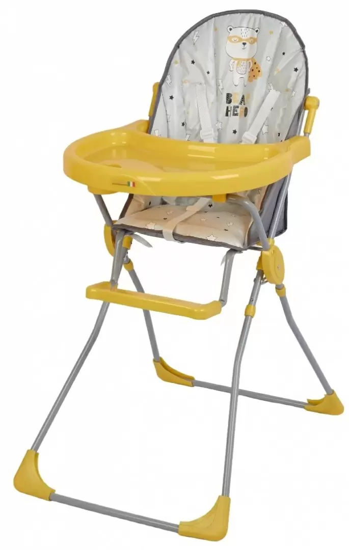 Scaun de masă Incanto Bear, galben