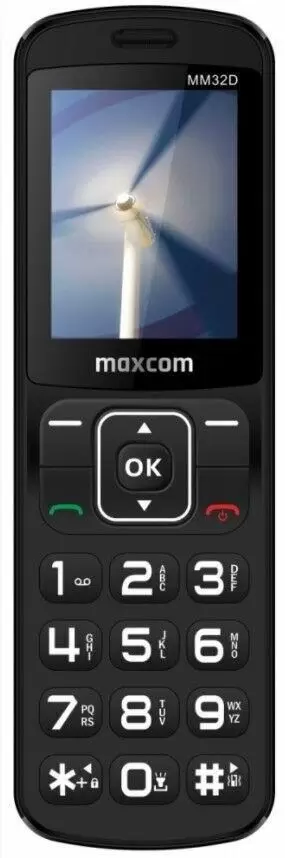 Мобильный телефон Maxcom MM32D, черный