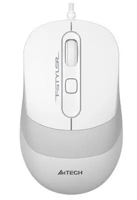 Mouse A4Tech FM10, alb/gri