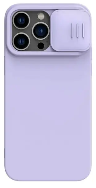 Чехол Nillkin Apple iPhone 14 Pro CamShield Silky Silicone Case, фиолетовый
